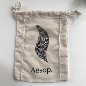 Aesop drawstring bag